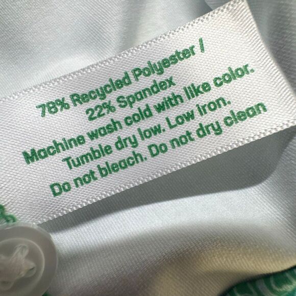 Criquet Polo Shirt Mens Large Green Large Bottle Openers AOP Golf Stretch Perfor - Picture 7 of 8